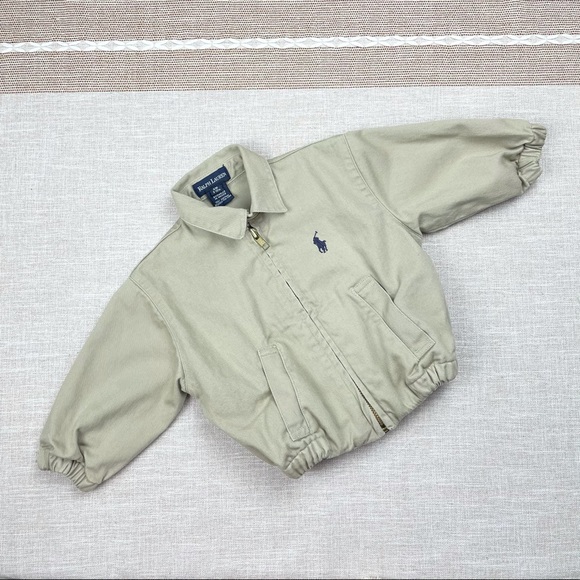 Ralph Lauren Other - Ralph Lauren | 3-12M Khaki Zip Up Baby Boy Jacket